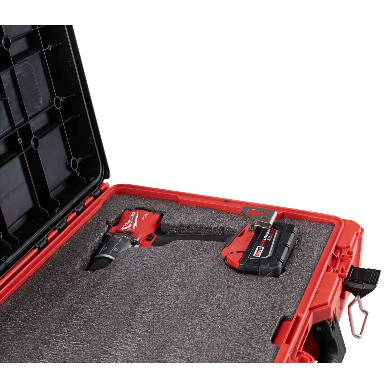 Milwaukee PACKOUT 20 in. Plastic Tool Case with Foam Insert 15 in. W x