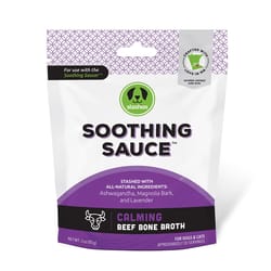 Stashios Soothing Sauce Beef Bone Broth Grain Free Treats For Dogs 3 oz 7.5 in. 1 pk