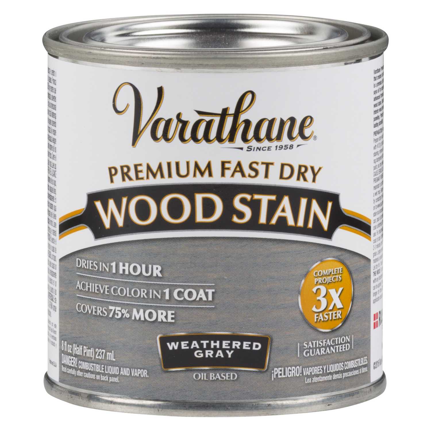 Varathane Premium Fast Dry SemiTransparent Weathered Gray Wood Stain 0