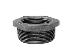 Anvil 1-1/2 in. MPT X 1 in. D FPT Black Malleable Iron Hex Bushing