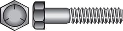 HILLMAN 7/16 in. D X 5 in. L Heat Treated Zinc Steel Hex Head Cap Screw 50 pk