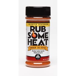 RUB SOME HEAT ON YOUR MEAT Chipotle BBQ Rub 5.5 oz