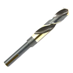 Forney Command Pro 45/64 in. High Speed Steel Silver and Deming Drill Bit 3-Flat Shank 1 pc