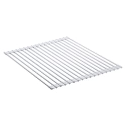 HIC KITCHEN Gray Silicone/Stainless Steel Dish Drying Rack