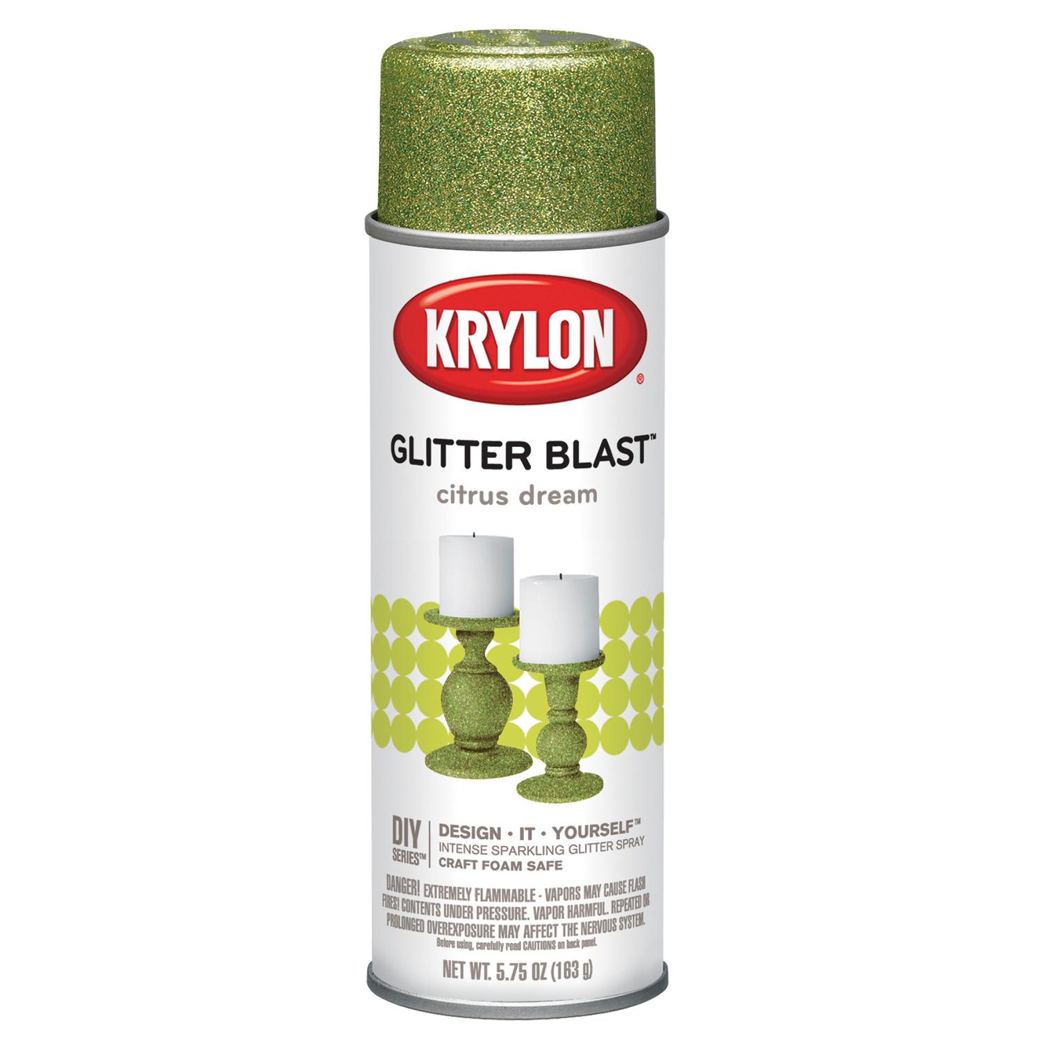 UPC 724504038085 product image for Krylon Glitter Blast  Spray Paint in Citrius Dream (K03808000)-6 Pack | upcitemdb.com