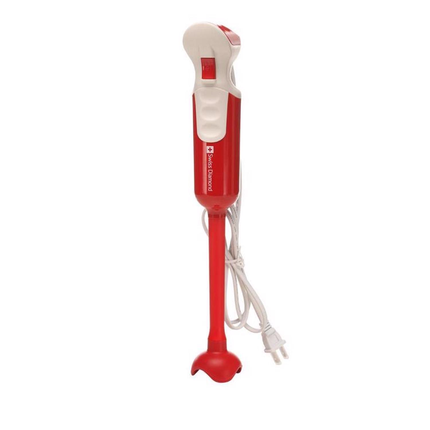 Swiss Diamond Red Plastic Immersion Blender/Chopper 0 oz 2 speed Sansujyuku sansujyuku.com