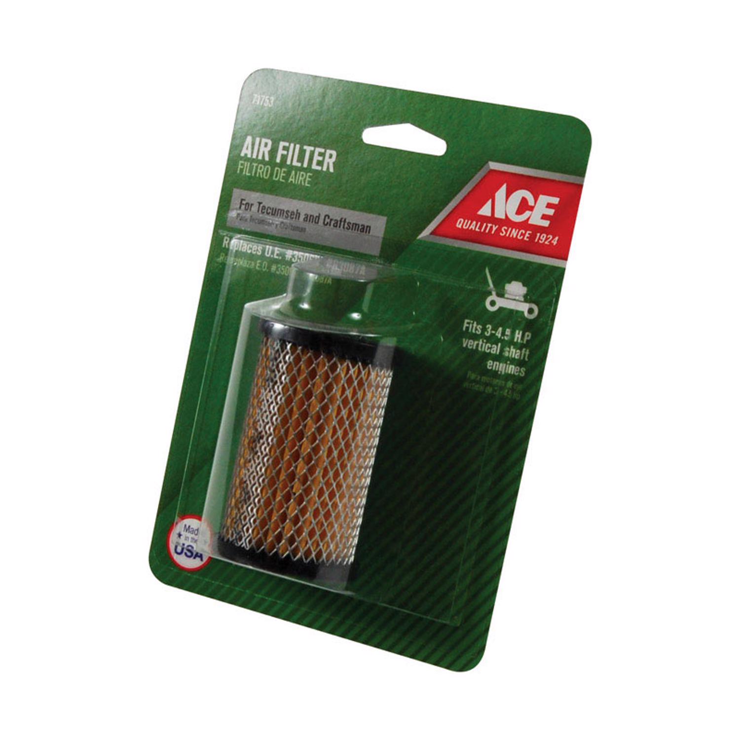 Ace Small Engine Air Filter For 3-4.5 HP Vertical shaft engines