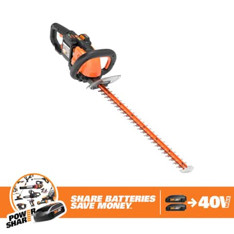 24 Cordless Hedge Trimmer, 40V Tool Only (WG284.9)