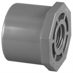 Charlotte Pipe Schedule 80 2 in. Spigot X 1 in. D FPT PVC Reducing Bushing