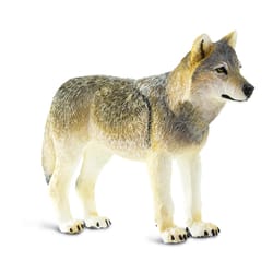 Safari Ltd. Wildlife Gray Wolf Figure Toy