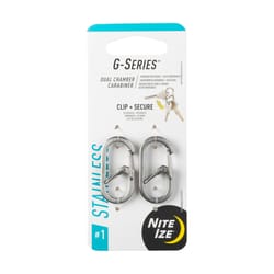 Nite Ize G-Series Stainless Steel Silver Carabiner