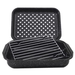 Granite Ware Porcelain Enamel Cookware Set Black