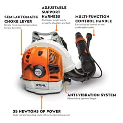 STIHL BR 700 197 mph 912 CFM Gas Backpack Leaf Blower