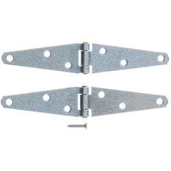 Ace 3 in. L Galvanized Light Duty Strap Hinge 2 pk