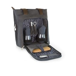 Legacy Sonama Gray Polyester Wine and Cheese Tote