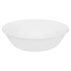 Corelle Livingware 32 oz Winter Frost Glass Winter Frost White Serving Bowl 9 in. D 1 pk