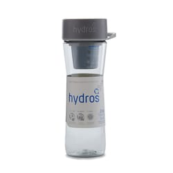 Hydros 20 oz Gray BPA Free Filtered Water Bottle