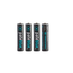 Pale Blue Earth AAA Lithium Batteries 4 pk Carded