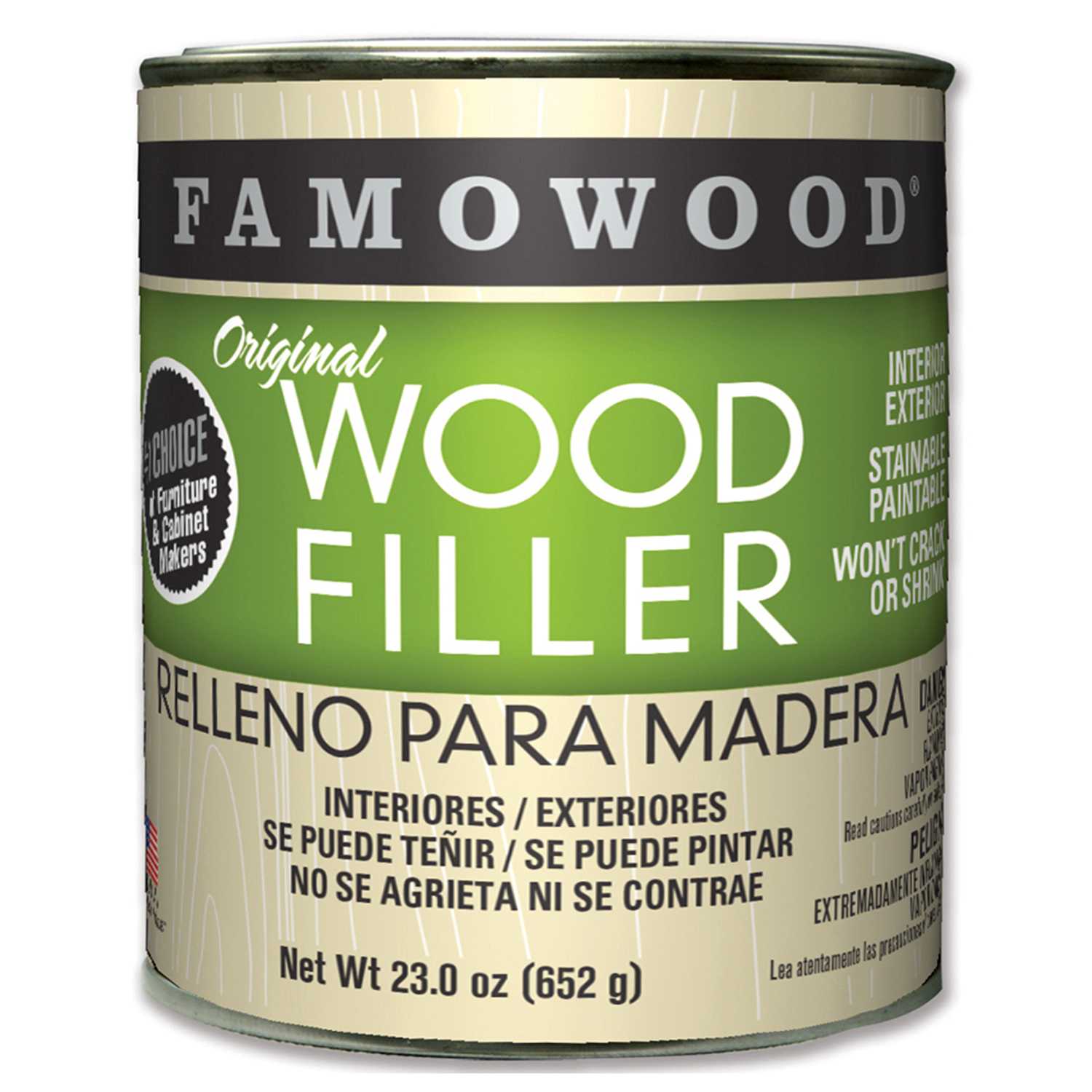 Famowood Natural Wood Filler 23 oz. Ace Hardware
