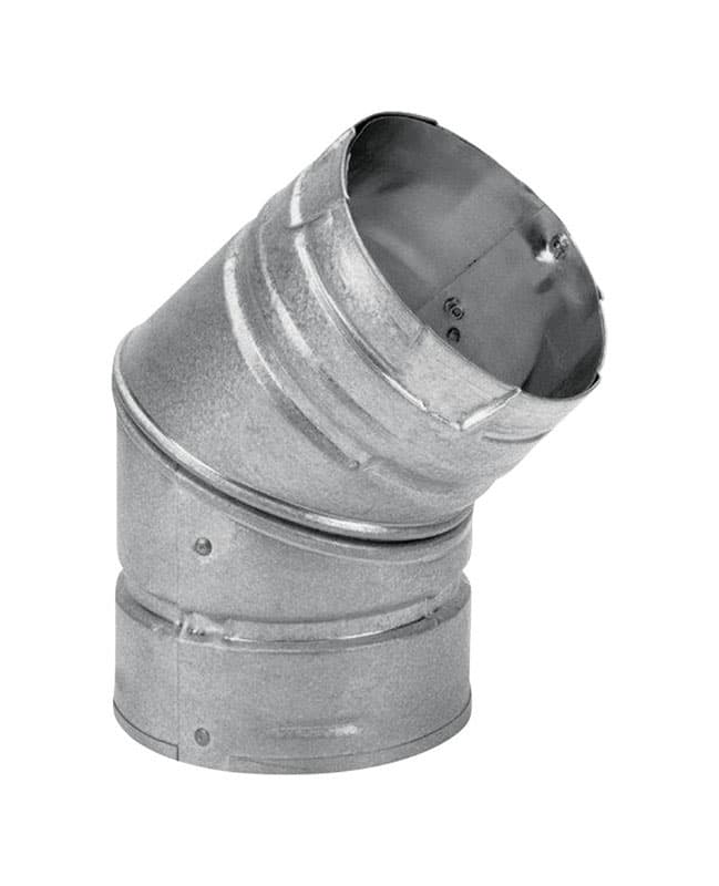 DuraVent 4 in. D X 4 in. D 45 deg Galvanized Steel Stove Pipe Elbow Uae Electronic uaeelectronic.com