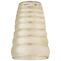 Westinghouse Cone Beige Glass Lamp Shade 1 pk