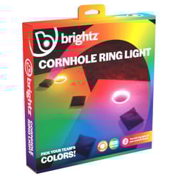 Brightz Cornhole LED Ring Light Set Multicolored 6 in. 17 lights