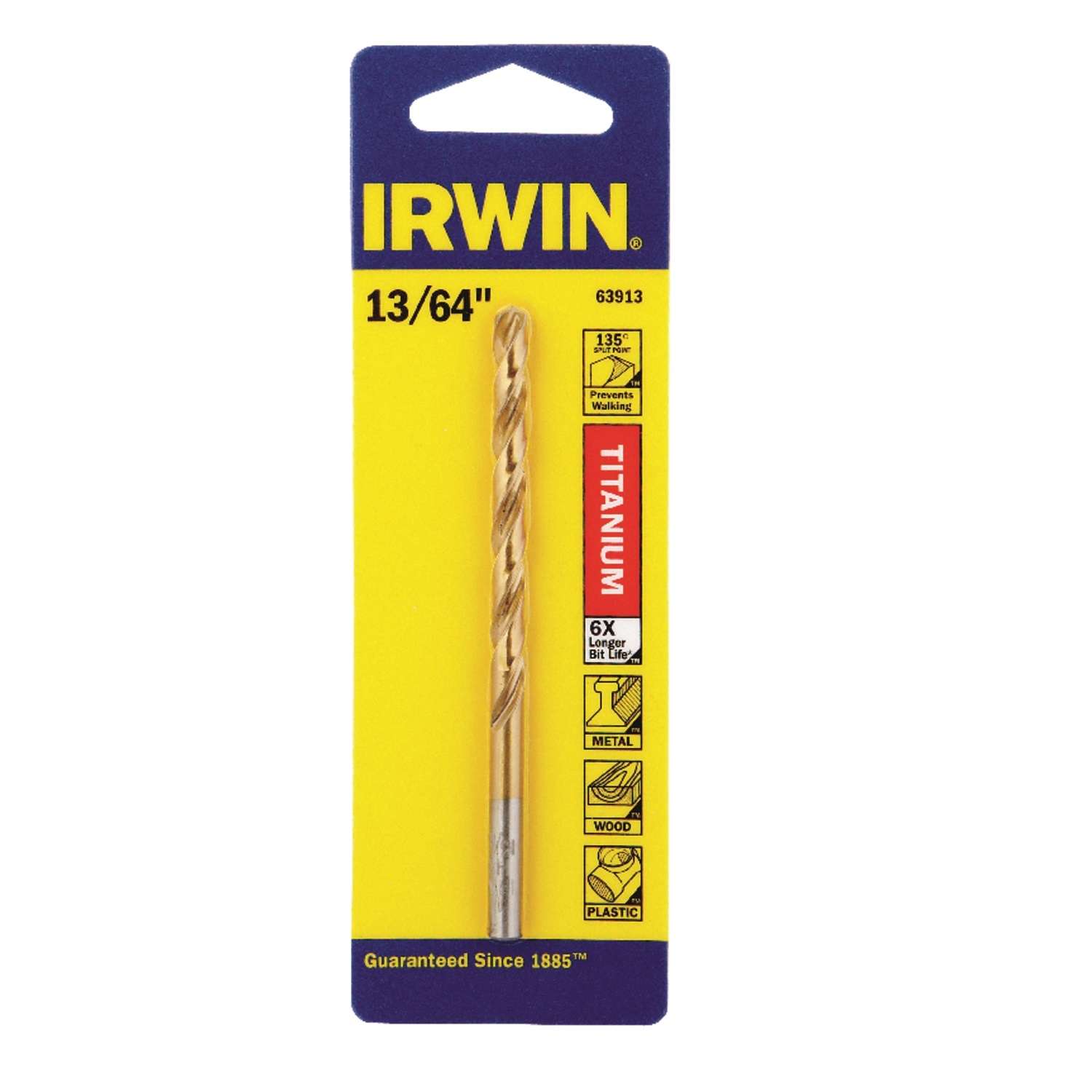 Irwin 13/64 in. S X 35/8 in. L High Speed Steel Drill Bit 1 pc Ace