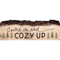 P. Graham Dunn 4 in. H X 0.75 in. W X 11.75 in. L Multicolored Wood Barky Sign