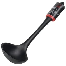 Chef Craft Premium Black Silicone/Steel Soup Ladle