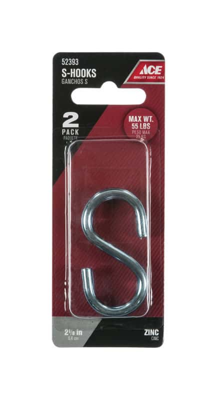 Ace Small Zinc-Plated Silver Steel 1.375 in. L Square Bend Screw