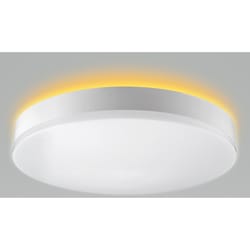 ETI 3.6 in. H X 16 in. W X 16 in. L White LED Ceiling Light Fixture