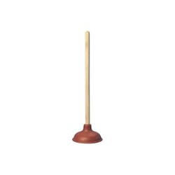 PlumbCraft Toilet Plunger 18 in. L X 6 in. D