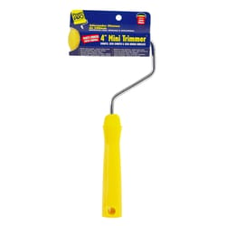 Foam Pro 4 in. W Mini Paint Roller Frame and Cover Threaded End