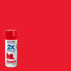 Rust-Oleum Painter's Touch 2X Ultra Cover Gloss Apple Red Paint+Primer Spray Paint 12 oz