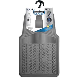 Custom Accessories Gray Rubber Auto Floor Mats 1 pk