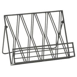 Tripar 7.5 in. H X 10.5 in. L Powder Coated Black Metal Cookbook Stand