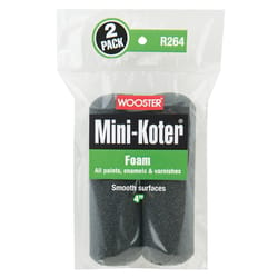 Wooster Mini-Koter Foam Mini Paint Roller Cover 2 pk