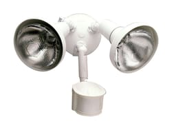 All-Pro Motion-Sensing 180 deg Incandescent White Outdoor Floodlight Hardwired