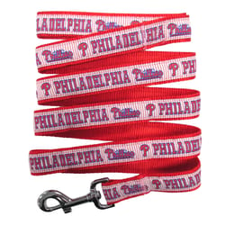 Pets First Team Colors Philadelphia Phillies Nylon Dog Leash Large