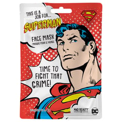 Mad Beauty Warner Brothers DC Multicolored Superman Sheet Face Mask 0.8 oz 12 pk