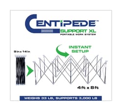 Centipede 30-1/2 in. H X 48 in. W X 96 in. D Adjustable Expandable Sawhorse 6000 lb. cap. 1 pc