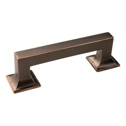 Hickory Hardware Studio Art Deco Bar Cabinet Pull 3 in. Oil Rubbed Bronze Brown 1 pk