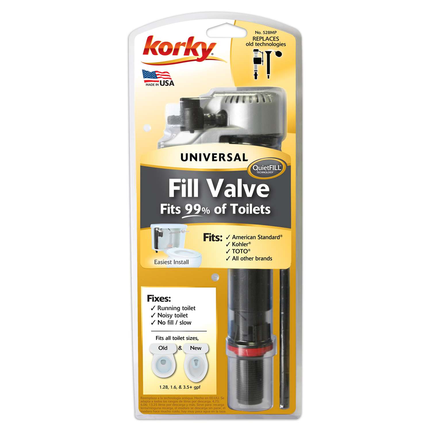 Korky QuietFILL Platinum Toilet Fill Valve Ace Hardware