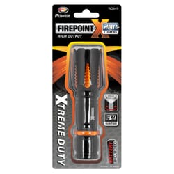 Performance Tool 210 lm Black/Orange LED Flashlight AA Battery