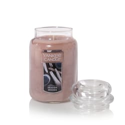 Yankee Candle Tan Seaside Woods Scent Large Candle Jar 22 oz