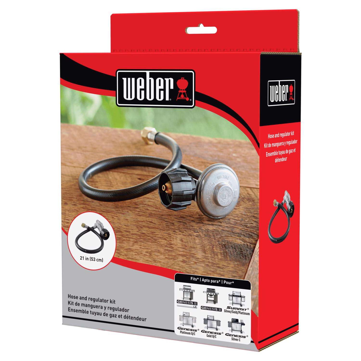 Weber hose shop and regulator kit