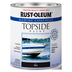 Rust-Oleum Marine Coatings Outdoor Black Marine Topside Paint 1 qt