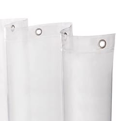 Kenney 72 in. H X 70 in. W Clear Shower Curtain Liner PEVA