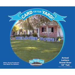 My Yard Card Stake A Statement English Decorative Yard Sign 18 in. H X 18 ft. W