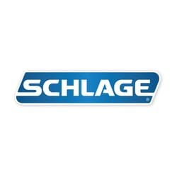 Schlage F Series Flair Bright Brass Handleset 1-3/4 in.